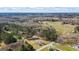 A high angle shot showcases the surrounding property and wooded landscape at 850 Coan Dr, Locust Grove, GA 30248