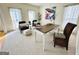 Bright office space with ample natural light, desk, chair, and stylish furnishings at 345 Gaelic Way, Tyrone, GA 30290