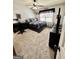 Spacious bedroom features a ceiling fan, light walls and light carpet at 108 Caraway Rd, Locust Grove, GA 30248