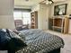 Comfortable bedroom features neutral walls, carpeted floors, and a ceiling fan at 108 Caraway Rd, Locust Grove, GA 30248
