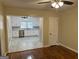 Inviting dining room adjacent to the modern kitchen with stainless steel appliances at 718 N Hairston Rd, Stone Mountain, GA 30083