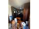 Functional kitchen offering dark cabinetry and essential appliances, ready for culinary adventures and Gathering meals at 120 Wayside Dr, Lawrenceville, GA 30046