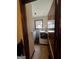 Laundry room includes a washing machine and dryer next to the window at 120 Wayside Dr, Lawrenceville, GA 30046