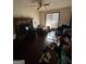 Cozy living room featuring a beautiful stone fireplace, perfect for creating a warm and inviting atmosphere at 120 Wayside Dr, Lawrenceville, GA 30046