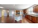 Open kitchen layout with stainless steel appliances at 104 Conway St, Peachtree City, GA 30269