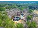 An aerial view of the home, pool and outdoor living space at 3140 Cox Cemetery Rd, Social Circle, GA 30025