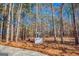 Quaint wishing well nestled among tall trees and foliage adding a touch of rustic charm to the landscape at 3140 Cox Cemetery Rd, Social Circle, GA 30025