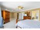 Spacious main bedroom with classic wood furniture and an ensuite bathroom at 122 Lawn Market, Sharpsburg, GA 30277