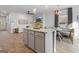 Open concept living space connects the kitchen, dining area, and living room at 223 Ivey Ter # 34, Temple, GA 30179
