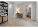 Cozy home office space with built in shelves and adjacent bathroom at 223 Ivey Ter # 34, Temple, GA 30179