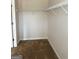 A walk-in closet provides extra storage, and the wire shelving offers organization in your new home at 227 Ivey Ter # 36, Temple, GA 30179