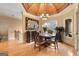 Formal dining room with custom cabinetry, and backyard view at 1198 Elliot Rd, Mcdonough, GA 30252