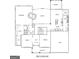 First floor plan featuring garage, foyer, living room, dining room, kitchen, and Primary bedroom at 204 Shelton Dr, Mcdonough, GA 30252