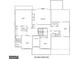 Second floor plan highlighting 4 bedrooms, 2 baths and a theater room at 204 Shelton Dr, Mcdonough, GA 30252