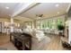 Comfortable living area featuring stylish furniture, fireplace, and natural light at 204 Shelton Dr, Mcdonough, GA 30252
