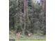 A beautiful view of deer roaming in the backyard of a serene property surrounded by lush trees at 230 White Rd, Fayetteville, GA 30214