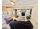 Comfortable living room with a fireplace and built-in shelves, perfect for entertaining at 230 White Rd, Fayetteville, GA 30214