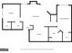 Floor plan layout of a home showing bedrooms, living room, kitchen, and bathrooms at 1379 Keys Lake Ne Dr, Brookhaven, GA 30319
