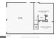 Basement blueprint with a garage, finished basement area, and closet space for storage or activities at 505 Summer Ter, Woodstock, GA 30189
