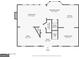 First floor layout featuring a kitchen, living room, breakfast nook, dining room, office, and bathroom at 505 Summer Ter, Woodstock, GA 30189