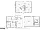 Complete home layout featuring all levels with kitchens, living spaces, bedrooms, and storage at 505 Summer Ter, Woodstock, GA 30189