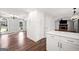 Open floorplan view with kitchen and additional seating area at 505 Summer Ter, Woodstock, GA 30189