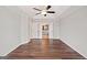 Spacious primary bedroom with ensuite bathroom featuring double doors at 505 Summer Ter, Woodstock, GA 30189