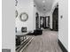 Hallway leading into a dining room with modern decor and furnishings at 4100 Oak Hill Rd, Douglasville, GA 30135