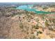 Breathtaking aerial view of the neighborhood and Lake, showcasing the serene lakeside living at 6365 Mountain View Trl, Cumming, GA 30041