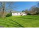 Expansive backyard with lush green lawn, perfect for outdoor activities and relaxation at 6365 Mountain View Trl, Cumming, GA 30041