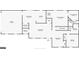 Detailed floor plan showcasing layout including kitchen, living, bedrooms, and garage at 6365 Mountain View Trl, Cumming, GA 30041