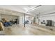 Large basement featuring concrete floors, shelving, washer and dryer, and a water heater at 3099 Balearic Se Dr, Marietta, GA 30067