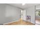 Bedroom featuring hardwood floors and an open doorway at 3099 Balearic Se Dr, Marietta, GA 30067