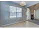 Breakfast area featuring a window and fireplace at 6380 Winston Trce, Mcdonough, GA 30252