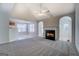 Cozy living room featuring fireplace at 6380 Winston Trce, Mcdonough, GA 30252
