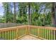 Cozy back deck overlooking a private and lush backyard space at 1077 Peeples Sw St, Atlanta, GA 30310