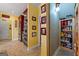 View of the kitchen and walk-in pantry with shelving at 707 Orleans Trce, Peachtree City, GA 30269