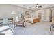 Spacious main bedroom features neutral tones, recessed lighting, and an ensuite bathroom at 135 Red Maple Dr, Peachtree City, GA 30269