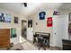 This bedroom has many types of sports-themed decor at 157 Donovan Ave, Locust Grove, GA 30248