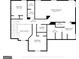 Second level floorplan showing a laundry, bedrooms, and primary bedroom with walk-in closet at 6448 Mobilis Ct, Sugar Hill, GA 30518