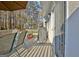 View of outdoor deck featuring table with grill at 215 Farr Lake Dr, Tyrone, GA 30290