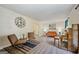 Cozy living room with stylish decor, wood floors and ample natural light at 2431 Weatherford Ct, Marietta, GA 30068
