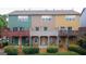 Aerial view of backyard decks with seating areas at 1383 Dolcetto Nw Trce # 9, Kennesaw, GA 30152