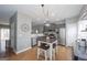 Updated kitchen with stainless steel appliances and a breakfast nook at 1383 Dolcetto Nw Trce # 9, Kennesaw, GA 30152