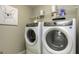 The functional laundry area boasts modern appliances and practical storage solutions at 1716 Goodwin Dr, Hampton, GA 30228