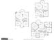 This image combines three different floor plans including basement, floor 1, and floor 2 layouts at 1133 Astoria Ln, Peachtree City, GA 30269