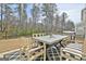Outdoor patio featuring modern furniture, creating a stylish and inviting space at 446 Bandon Way, Peachtree City, GA 30269