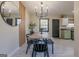 Stylish dining room featuring a wood table, modern lighting, and sleek decor for elegant meals at 3006 Deshong Dr, Stone Mountain, GA 30087