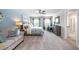 Serene main bedroom with soothing paint, plush carpet, and ensuite bathroom at 201 Friendship Oak Way, Hampton, GA 30228