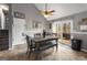 Cozy dining area featuring lots of light and access to the back deck at 3747 Junior Ln, Douglasville, GA 30135